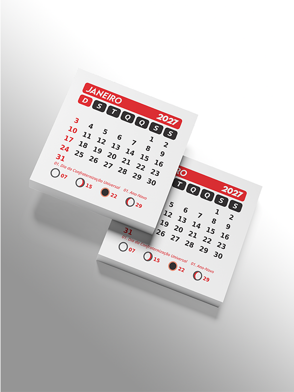 Refil de Calendário 2027